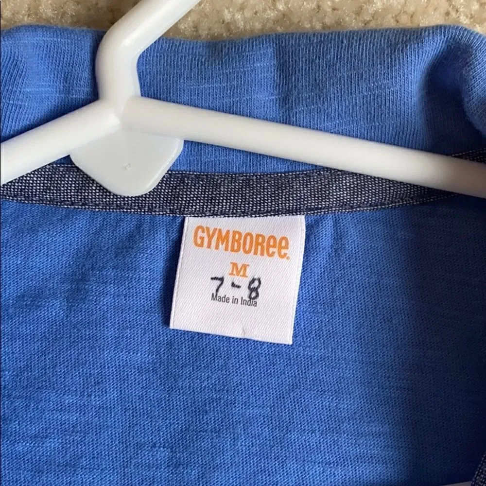 Gymboree size Medium blue polo